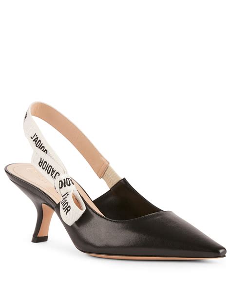 holt renfrew dior sling back.shoes|DIOR J'Adior Woven Satin Slingback Pumps .